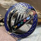 Enamel Irish Celtic Harp Scarf Ring Scarf Ring La Vie Bien Enamel Irish Celtic Harp Scarf Ring