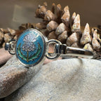 Enamel Scottish Thistle Bracelet for Women Bracelet La Vie Bien Enamel Scottish Thistle Bracelet for Women