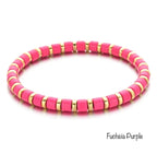 Enamel Stretch Bracelets - Add Clip Charms