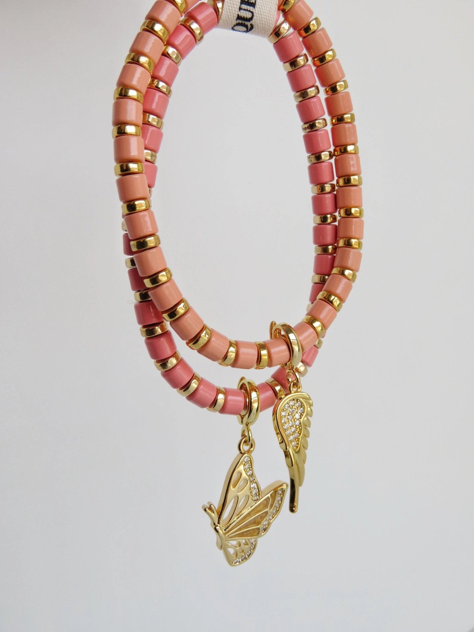 Enamel Stretch Bracelets - Add Clip Charms