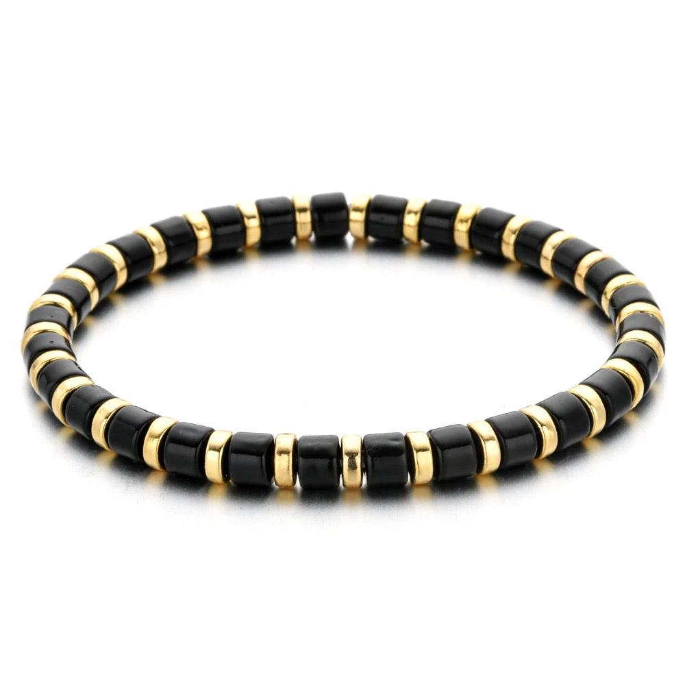 Enamel Stretch Bracelets - Add Clip Charms