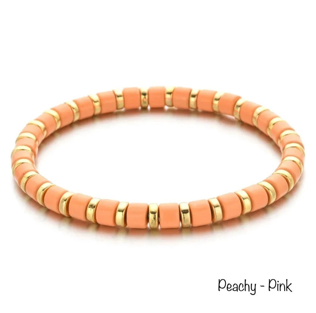 Enamel Stretch Bracelets - Add Clip Charms