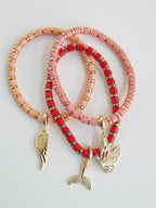 Enamel Stretch Bracelets - Add Clip Charms