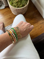 Enamel Stretch Bracelets - Add Clip Charms