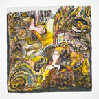 Enchanting Figures Scarf Silk scarf La Vie Bien Enchanting Figures Scarf