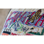 England Hand - Embroidered Pillow Pillows La Vie Bien England Hand - Embroidered Pillow