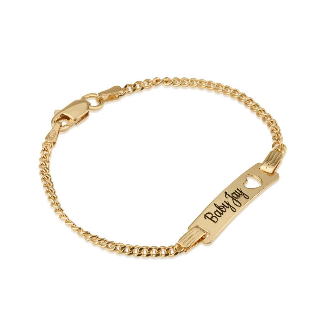 Engraved Baby Name Bracelet La Vie Bien Engraved Baby Name Bracelet