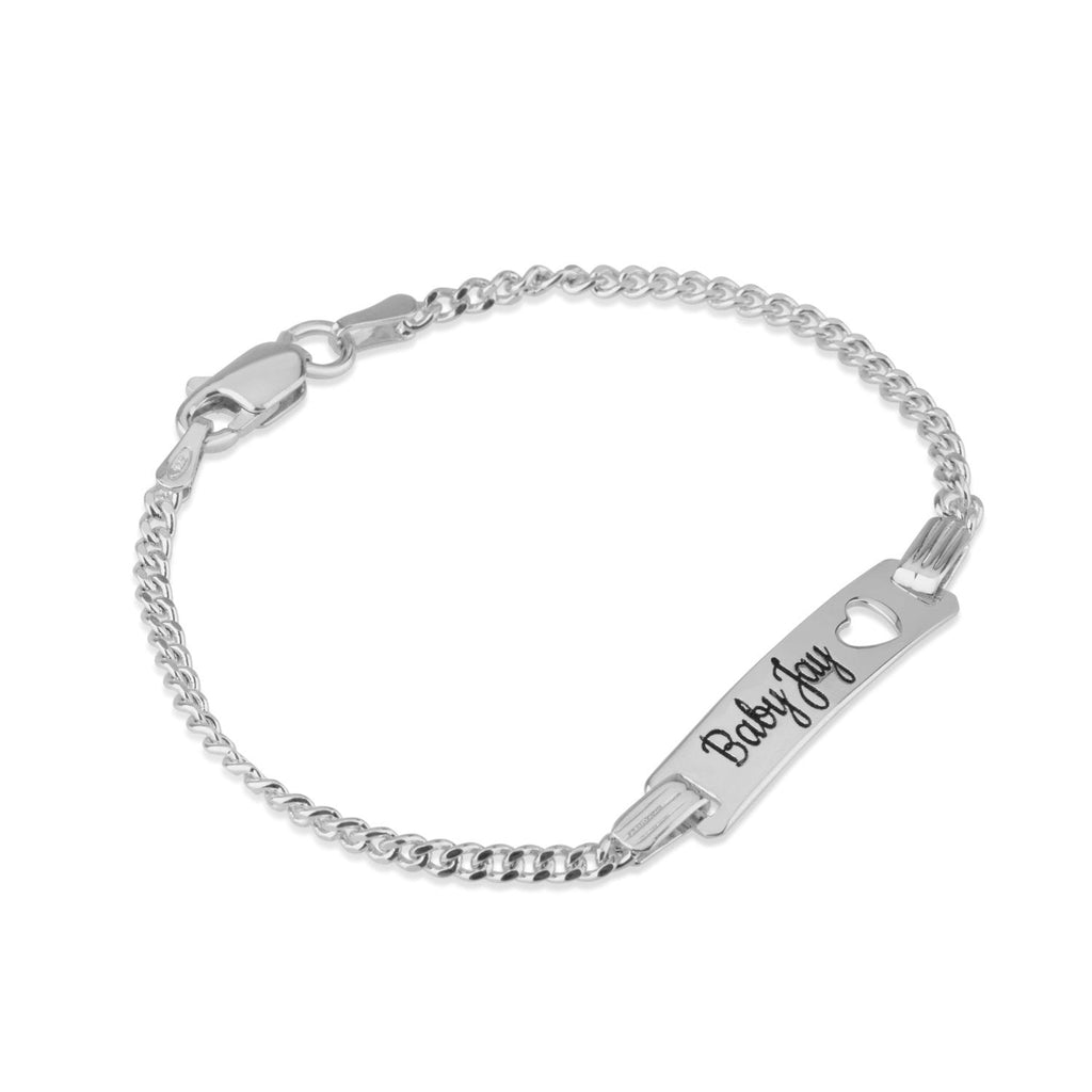 Engraved Baby Name Bracelet La Vie Bien Engraved Baby Name Bracelet