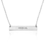 EQUAL Bar Necklace La Vie Bien EQUAL Bar Necklace