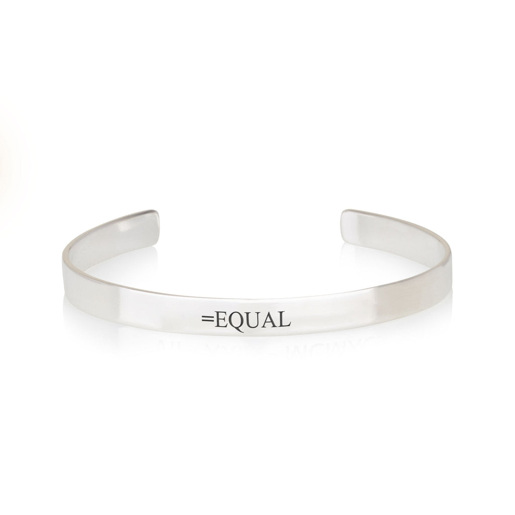 EQUAL Engraved Cuff Bracelet La Vie Bien EQUAL Engraved Cuff Bracelet