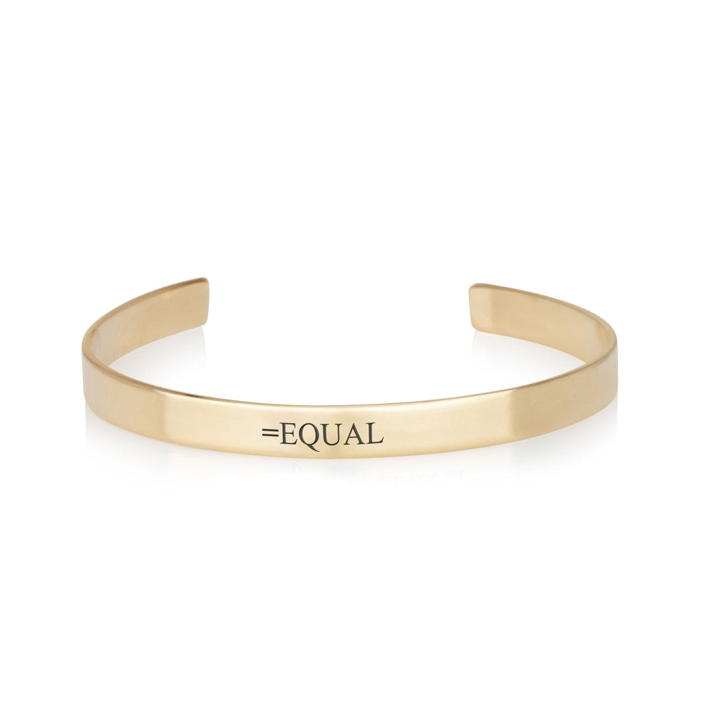 EQUAL Engraved Cuff Bracelet La Vie Bien EQUAL Engraved Cuff Bracelet