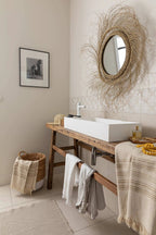 Eri Linen Bath Rug (21" x 43")