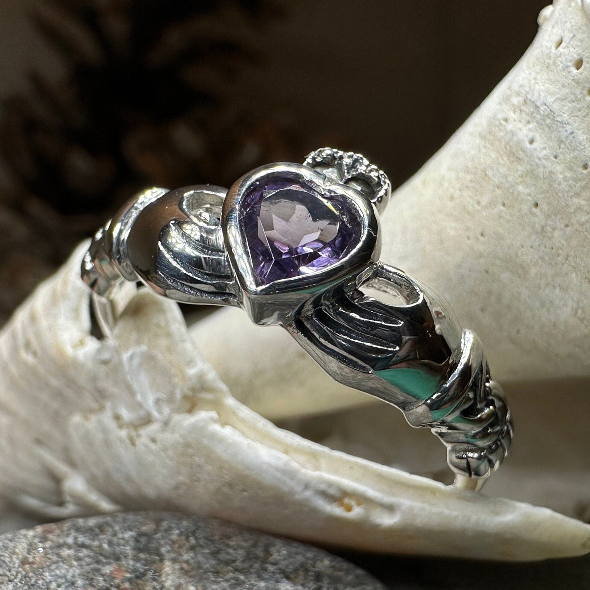 Eriu Marcasite Claddagh Ring Ring La Vie Bien Eriu Marcasite Claddagh Ring