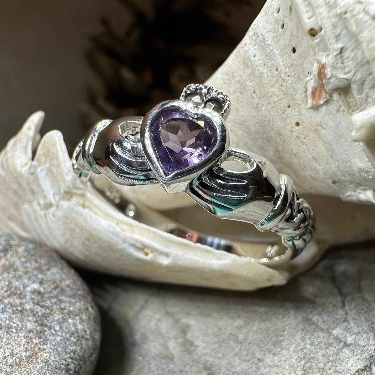 Eriu Marcasite Claddagh Ring Ring La Vie Bien Eriu Marcasite Claddagh Ring
