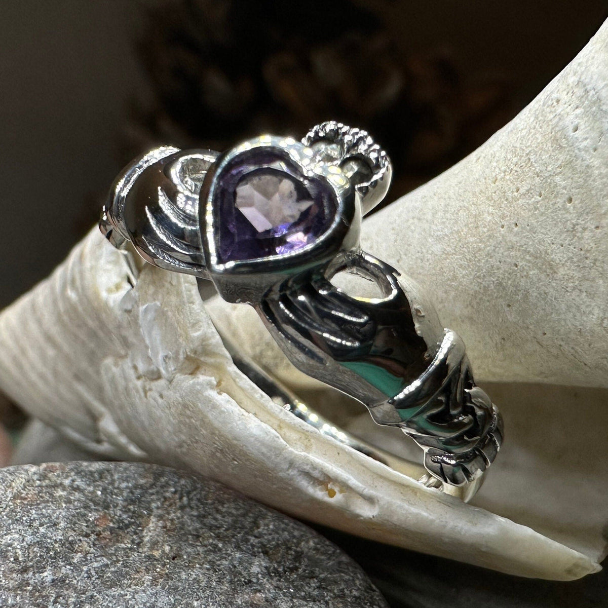 Eriu Marcasite Claddagh Ring Ring La Vie Bien Eriu Marcasite Claddagh Ring