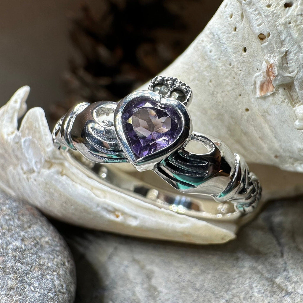 Eriu Marcasite Claddagh Ring Ring La Vie Bien Eriu Marcasite Claddagh Ring