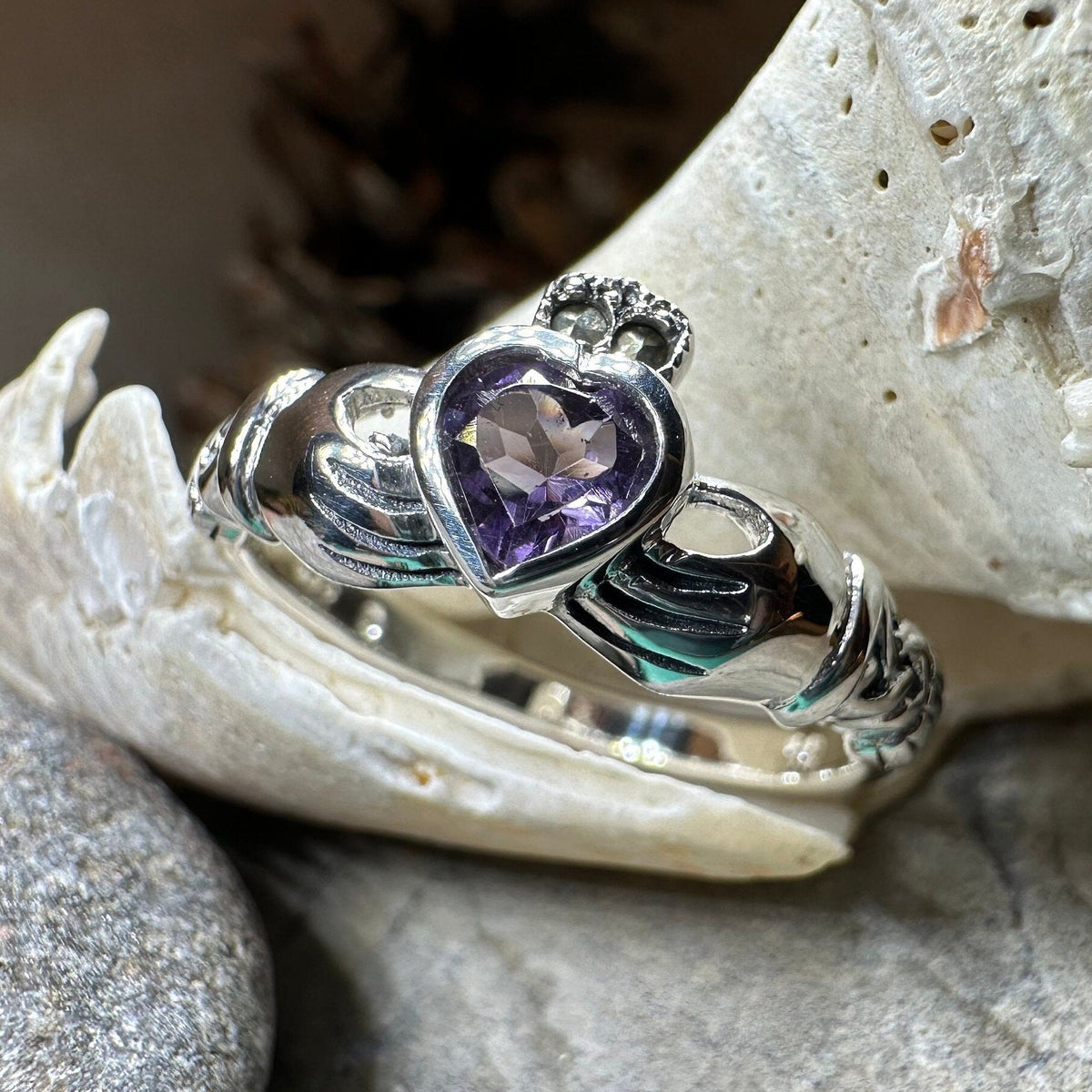 Eriu Marcasite Claddagh Ring Ring La Vie Bien Eriu Marcasite Claddagh Ring