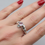 Eriu Marcasite Claddagh Ring Ring La Vie Bien Eriu Marcasite Claddagh Ring