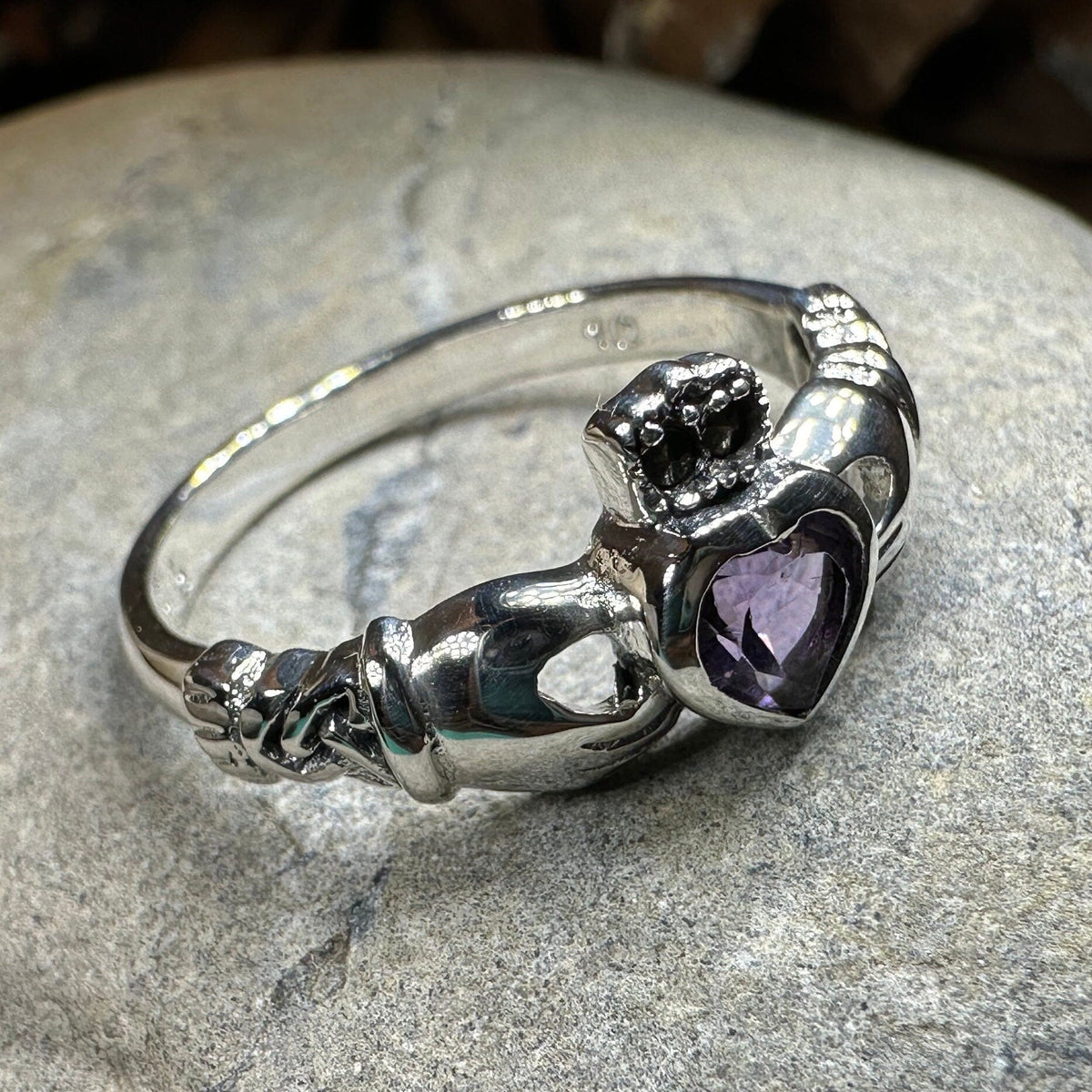 Eriu Marcasite Claddagh Ring Ring La Vie Bien Eriu Marcasite Claddagh Ring