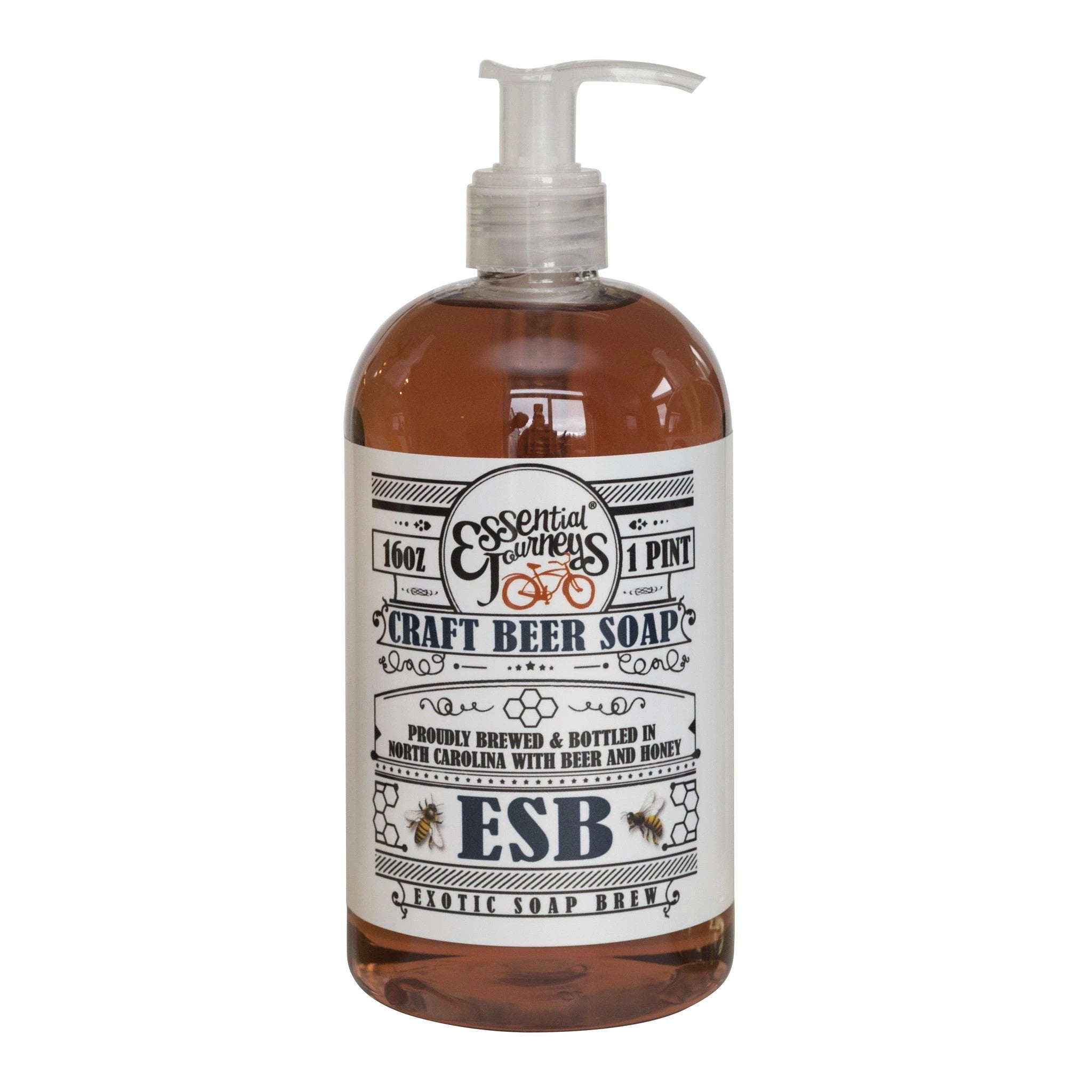 ESB CRAFT BEER SOAP ~ 16 oz. LIQUID SOAP by Essential Journeys