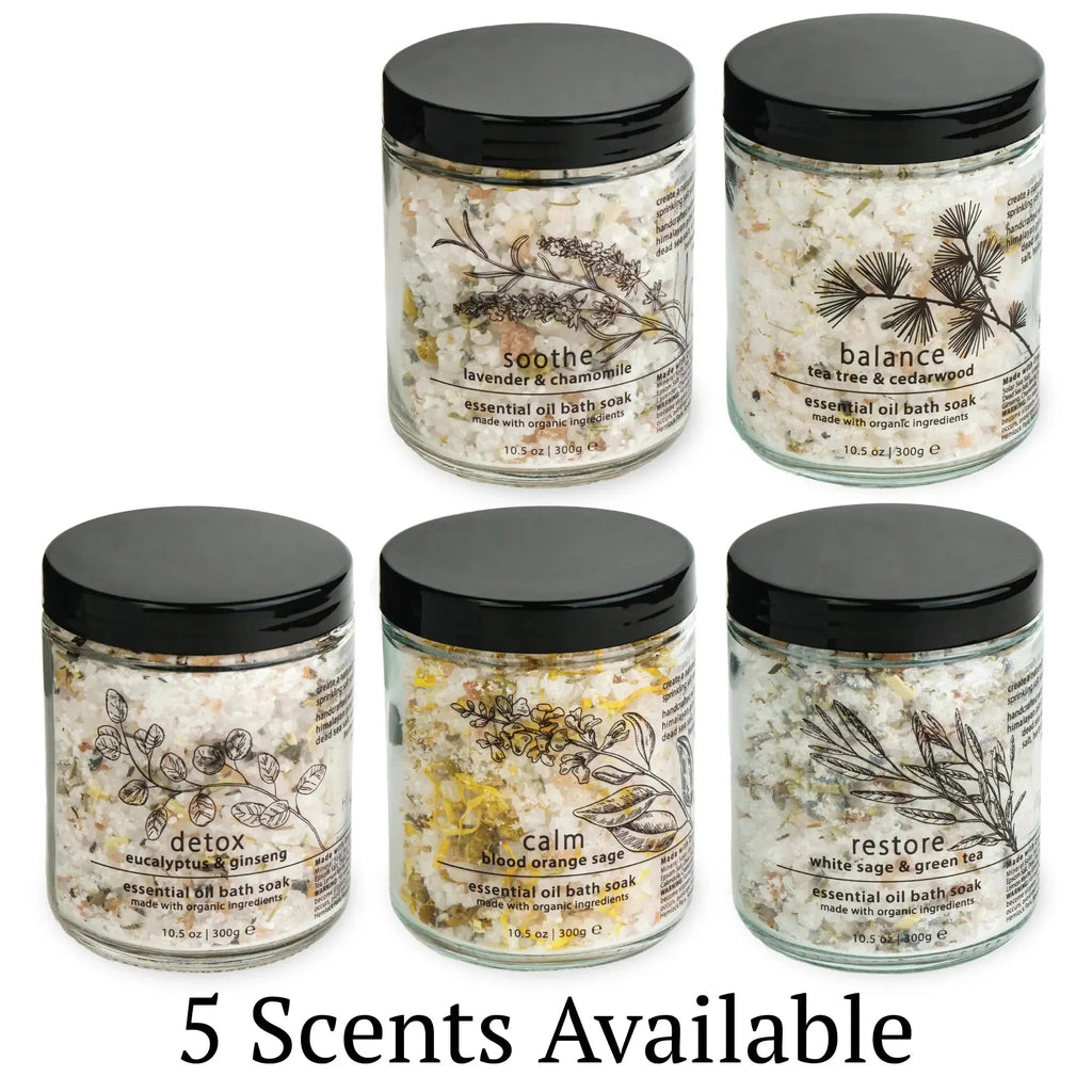 Essential Oil Bath Soak - Available in 5 Scents Bath & Beauty La Vie Bien Essential Oil Bath Soak - Available in 5 Scents