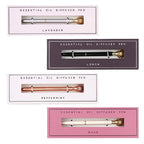 Essential Oil Diffuser Pen in Peppermint | Includes 1 ml of Essential Oil and 2 Lava Beads | Refillable Pen La Vie Bien Essential Oil Diffuser Pen in Peppermint | Includes 1 ml of Essential Oil and 2 Lava Beads | Refillable