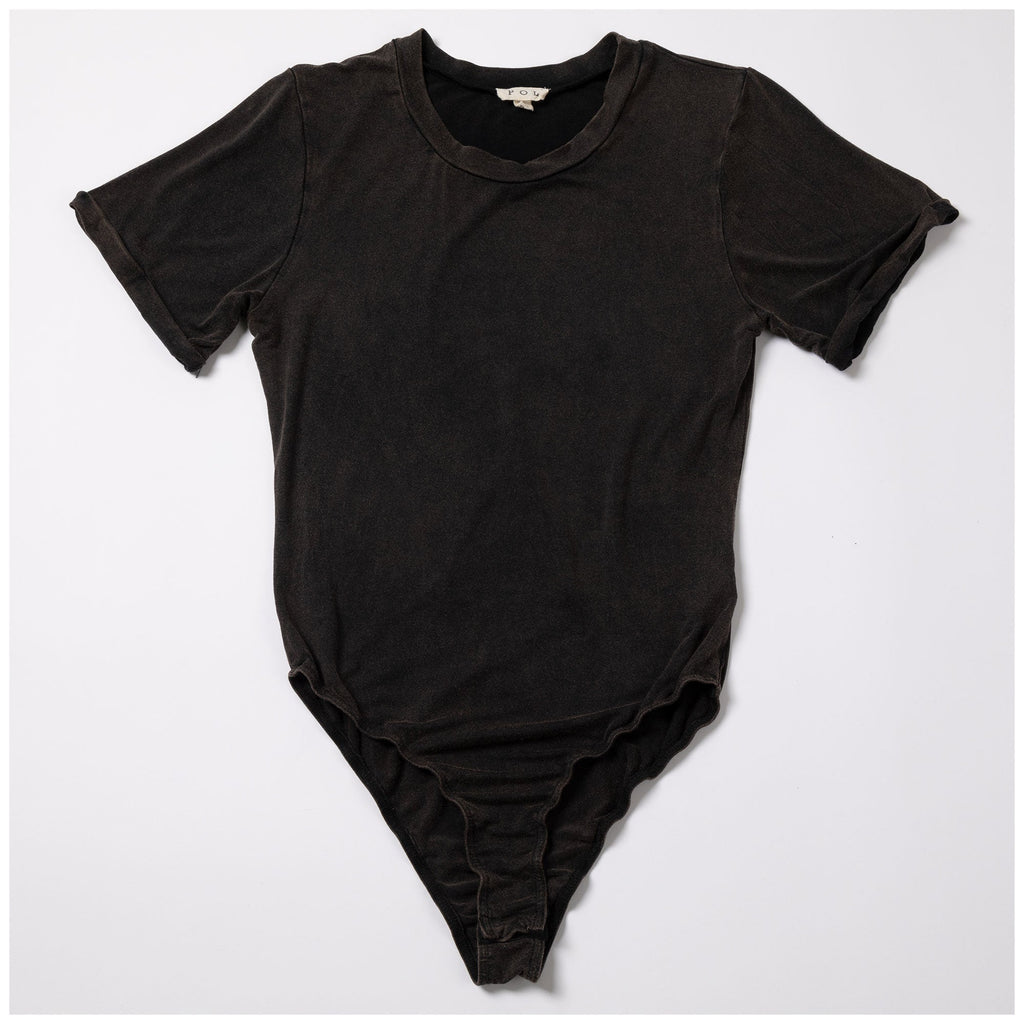 Essential Short Sleeve Bodysuit Short Sleeve & Sleeveless Tunic & Tanks La Vie Bien Essential Short Sleeve Bodysuit