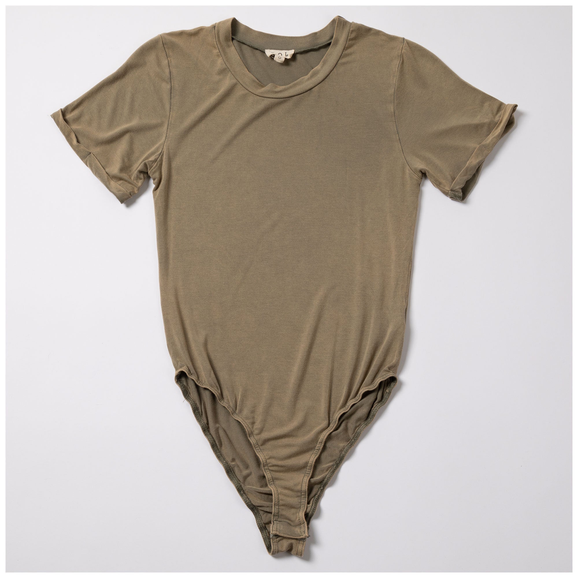 Essential Short Sleeve Bodysuit Short Sleeve & Sleeveless Tunic & Tanks La Vie Bien Essential Short Sleeve Bodysuit