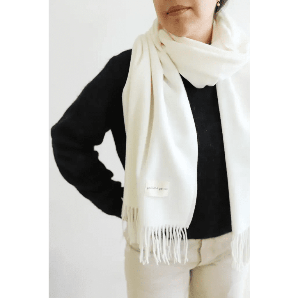 Essential Wool Blend Scarf by Polished Prints