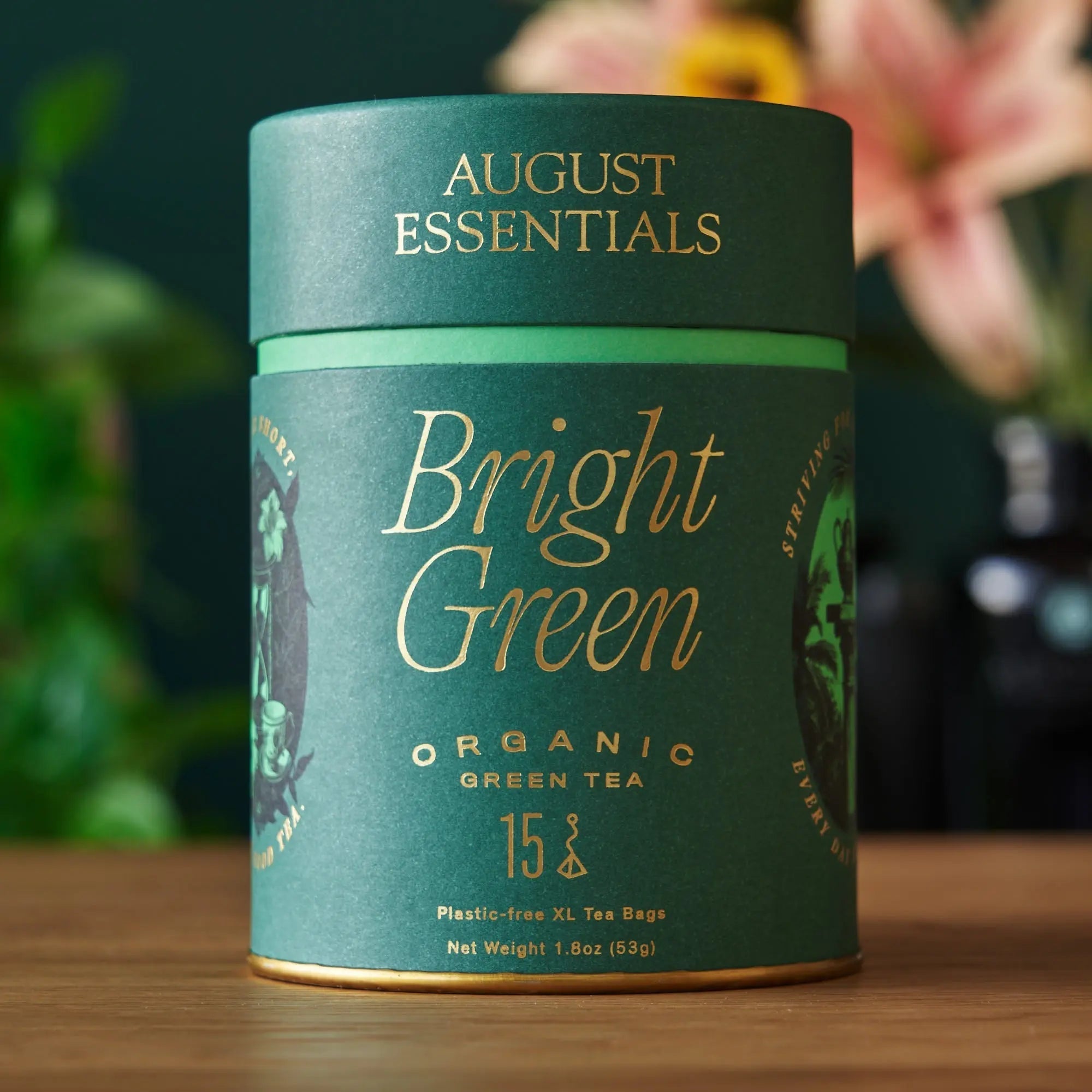 Essentials Bright Green Green Tea - 15 Tea Bags Beverages > Teas > Green Teas La Vie Bien Essentials Bright Green Green Tea - 15 Tea Bags