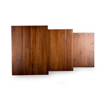 Etage Set Of 3 Acacia Serving Pedestals Core La Vie Bien Etage Set Of 3 Acacia Serving Pedestals