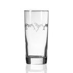 Etched Highball Glass – 15oz Dishes La Vie Bien Etched Highball Glass – 15oz