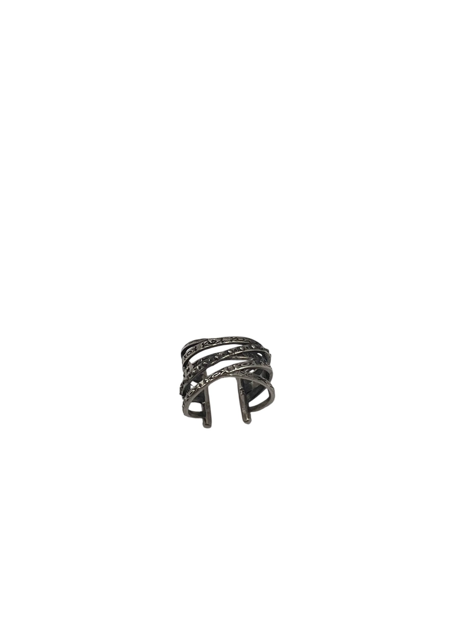 Eternal Weave Silver Ear Cuff Silver Ear cuff La Vie Bien Eternal Weave Silver Ear Cuff