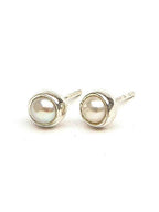 Ethereal Pearl Studs by Fair Anita