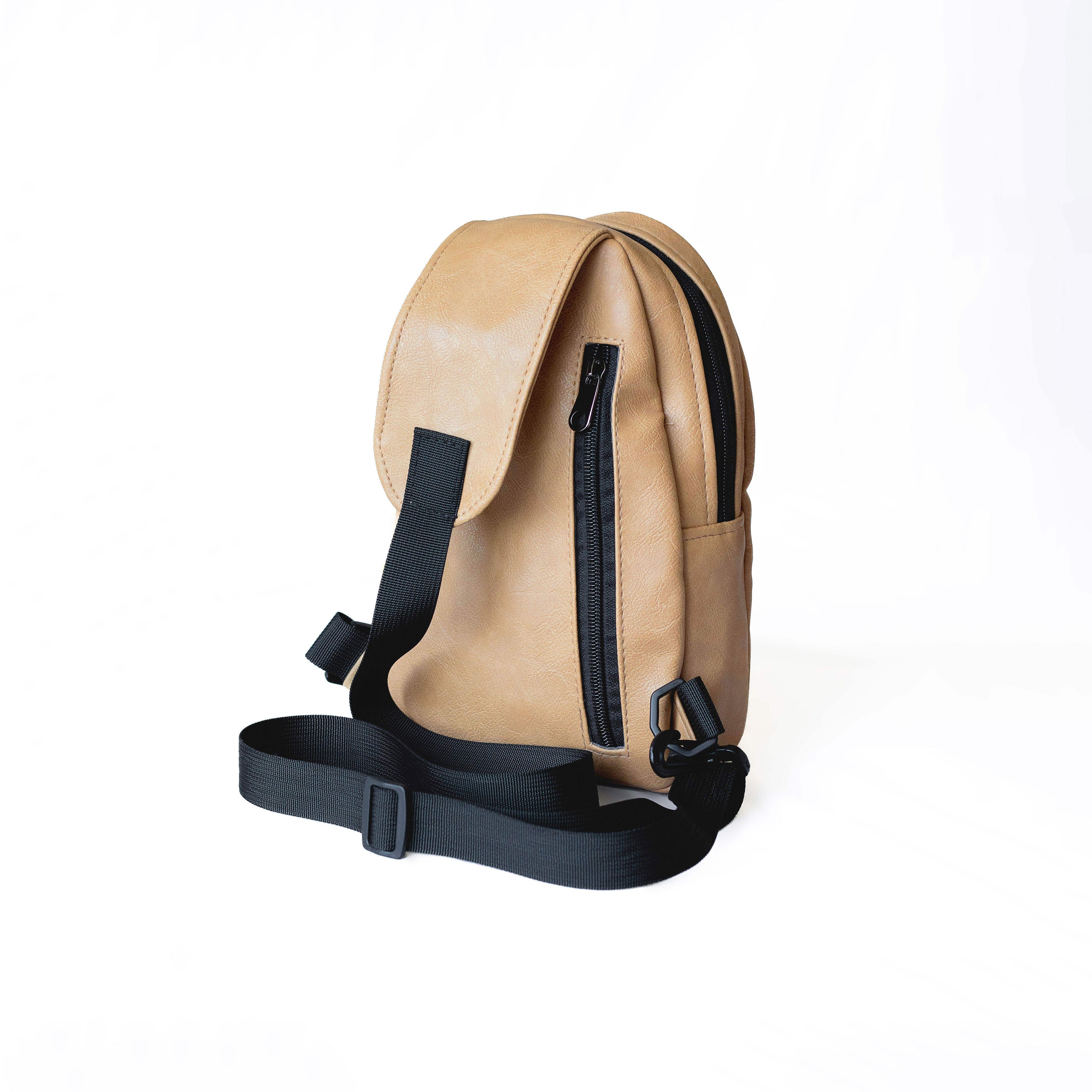 Small Vegan Leather Sling Bag - Crossbody | Buru