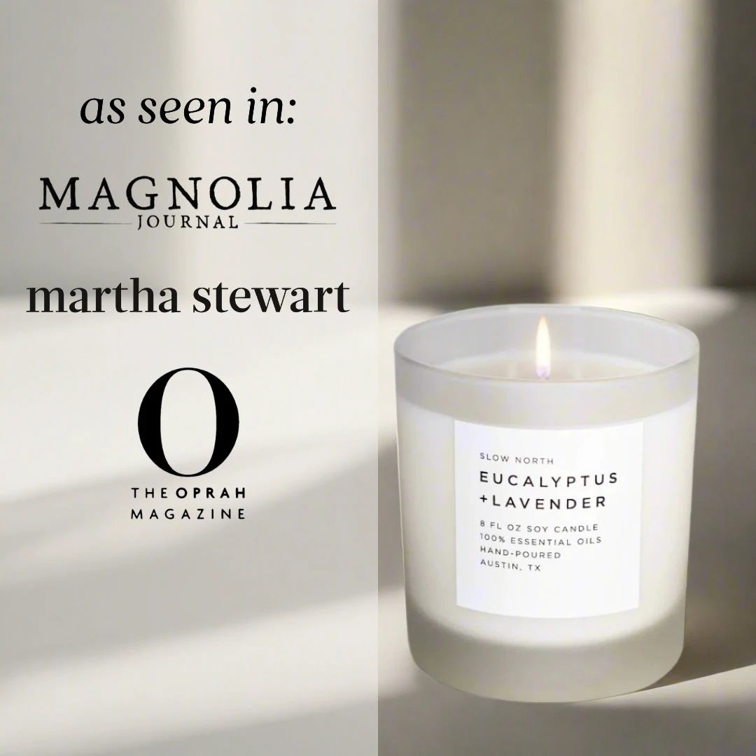 Eucalyptus + Lavender - Signature Candle by Slow North