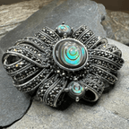 Eula Celtic Knot Brooch in Sterling Silver Brooch La Vie Bien Eula Celtic Knot Brooch in Sterling Silver