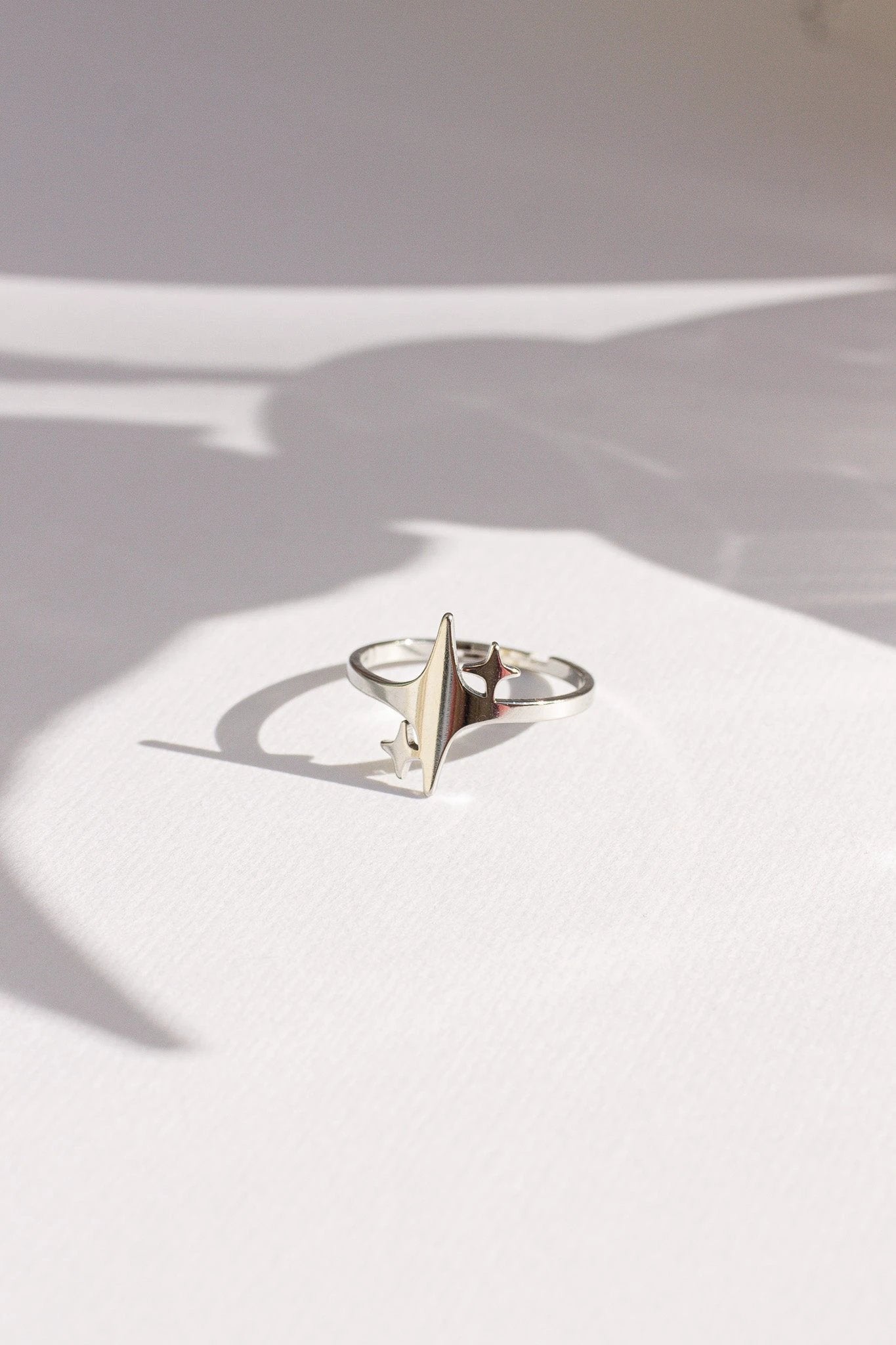 Evangeline Adjustable Ring by Rose & Clay
