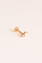 Evangeline Flat Back Stud leave in La Vie Bien Evangeline Flat Back Stud