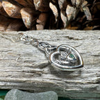 Evermore Irish Claddagh Necklace in Sterling Silver Pendant La Vie Bien Evermore Irish Claddagh Necklace in Sterling Silver
