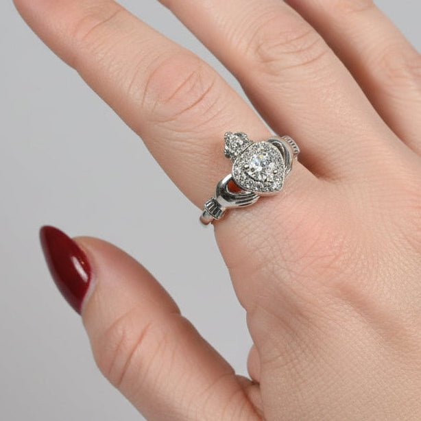 Evermore Irish Claddagh Promise Ring Ring La Vie Bien Evermore Irish Claddagh Promise Ring