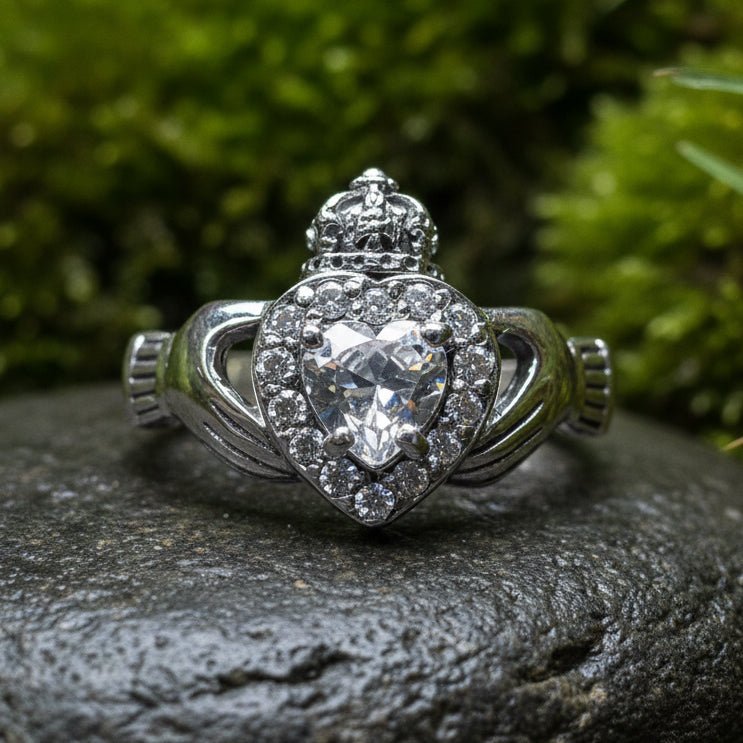 Evermore Irish Claddagh Promise Ring Ring La Vie Bien Evermore Irish Claddagh Promise Ring
