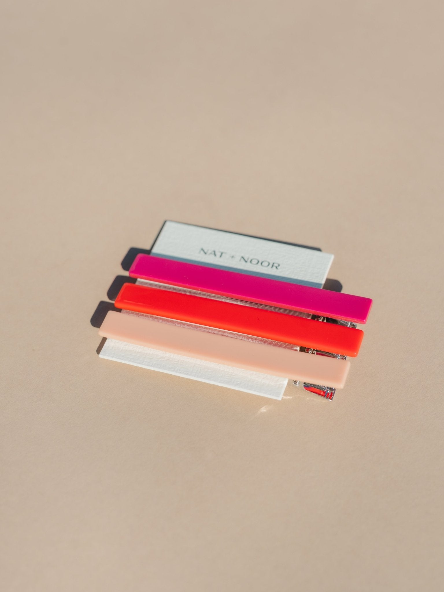 Evie Hair Clips - Pink Tones