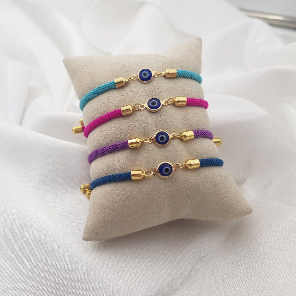 Evil Eye Cord Bracelet La Vie Bien Evil Eye Cord Bracelet