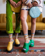 Evil Eye Sheer Crew Sock by Sock Candy
