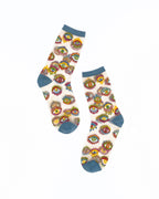 Evil Eye Sheer Crew Sock by Sock Candy