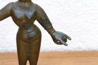 Exceptional Antique Bronze Indian Goddess Figure Accents La Vie Bien Exceptional Antique Bronze Indian Goddess Figure