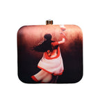 Exclusive Box Clutch with Dhunuchi Portrait Clutch La Vie Bien Exclusive Box Clutch with Dhunuchi Portrait