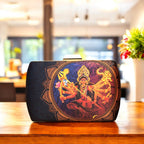 Exclusive Box Clutch with Maa Durga Portrait Clutch La Vie Bien Exclusive Box Clutch with Maa Durga Portrait