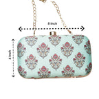 Exclusive Clutch with Floral Design Clutch La Vie Bien Exclusive Clutch with Floral Design